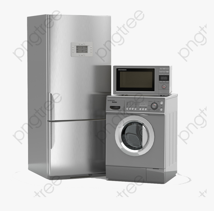 Household Electrical Equipment Refrigerator Transparent - Home Appliances Transparent Background