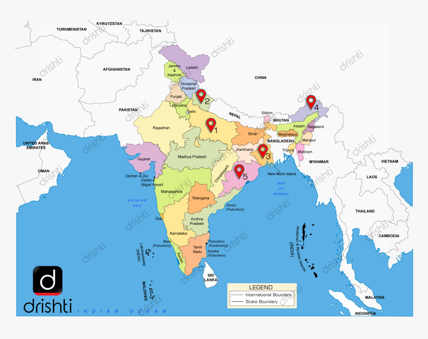India Map 2019 Hd