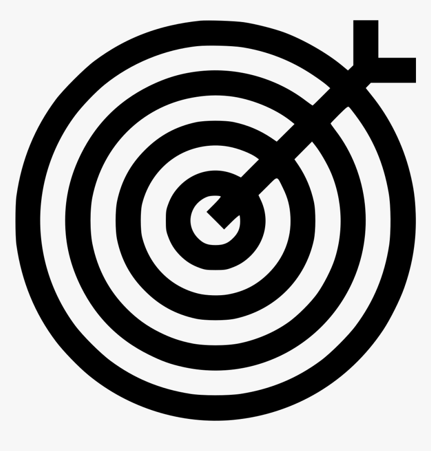 Dart Target Focus Marketing Illusion Aim - Learning Goal Icon