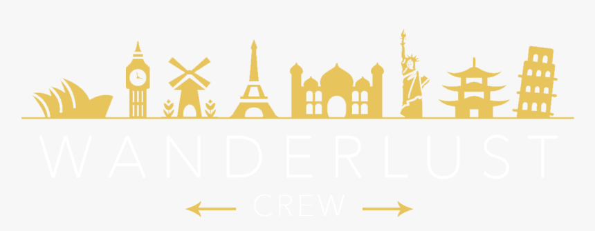 Wanderlust Crew - Travel Quotes Png Transparent Background