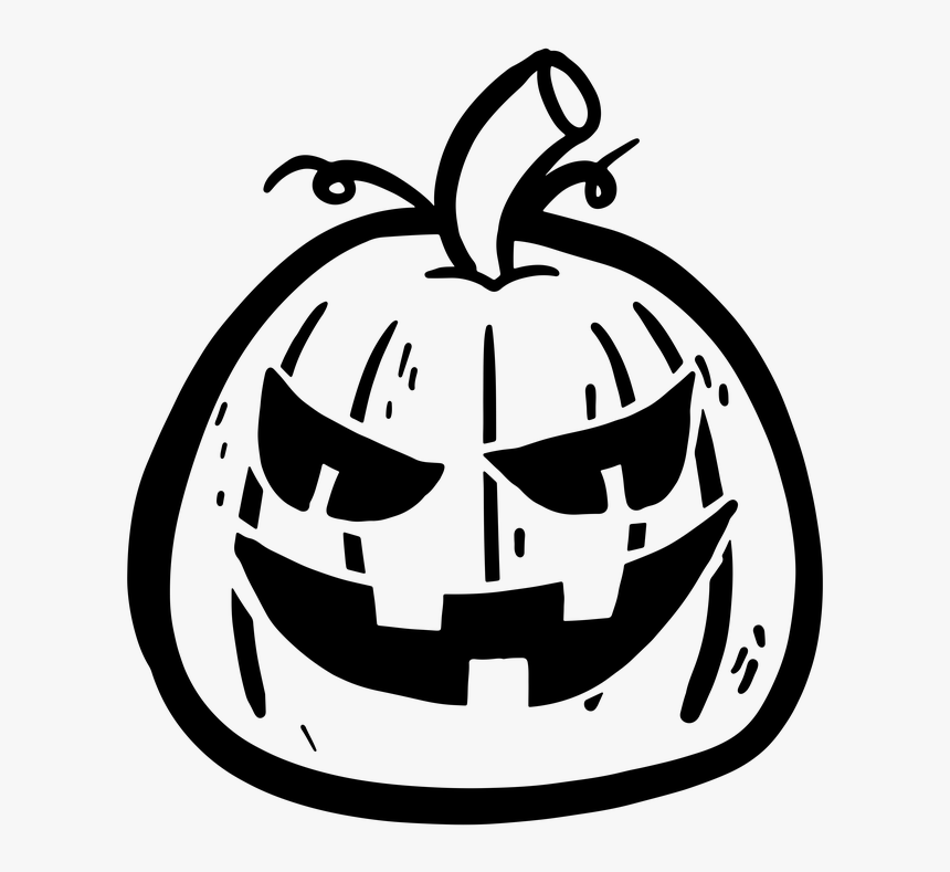 Transparent Jack O Lantern Clip Art - Pumpkin