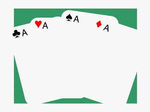 Playing Cards Ace Card Clipart Blank Transparent Free - Deck Of Cards Clip Art