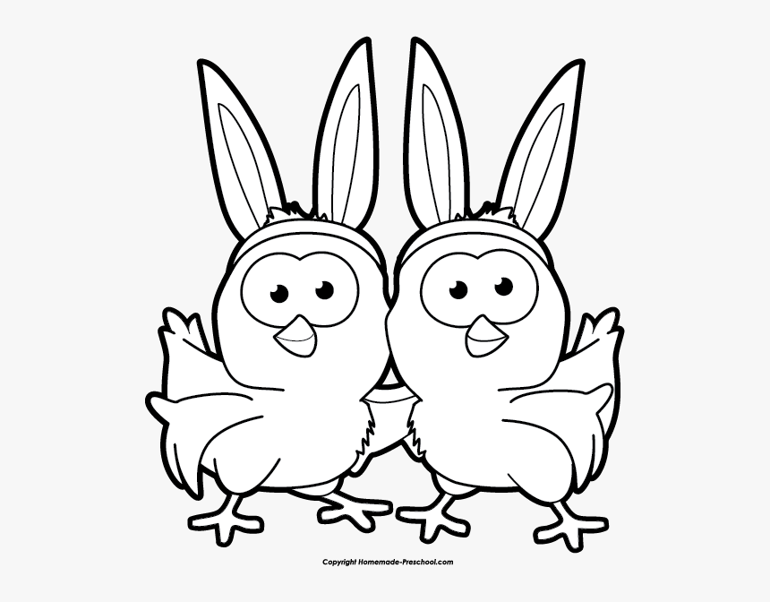 Easter Clipart Black And White -