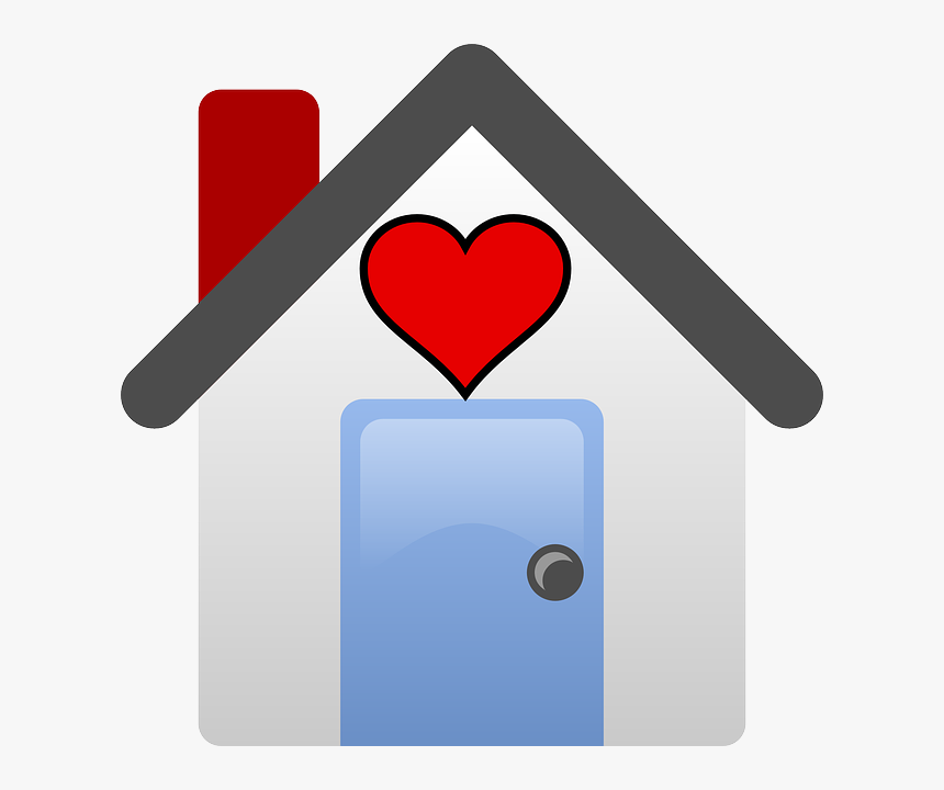 House Clipart Love - House Clipart Heart