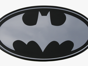 Batman Classic Logo Chrome Lensed Emblem - Batman Car Logo