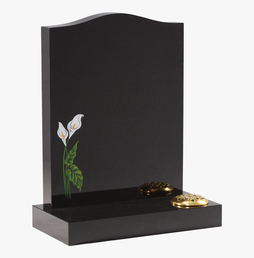 Headstone And Memorial Services Slough And Maidstone - Black Granite Ogee Headstone