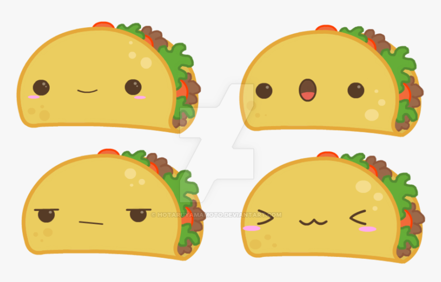 Taco Png Kawaii - Tiny Tacos Drawings