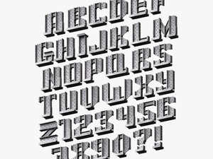 Metal Typesetting Font