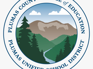 This Is An Image Of The Pusd Logo- Mountains In A Circle - Walnut Valley Unified School District