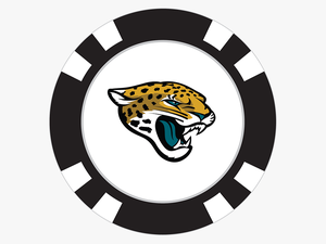 Jacksonville Jaguars Poker Chip Ball Marker - Jaguars Nfl