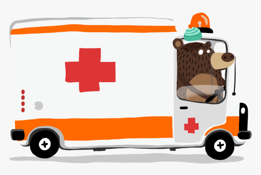 Orange Ambulance Png - Clip Art 