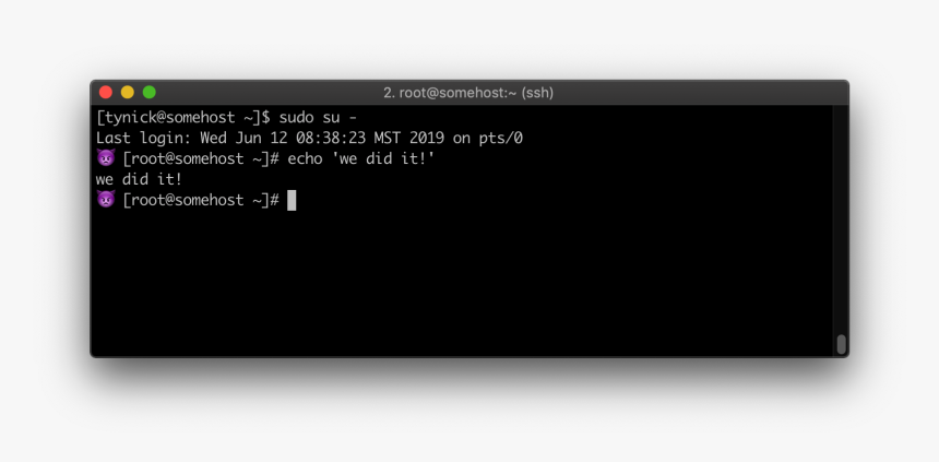 Bash Prompt - Mac Terminal Sudo
