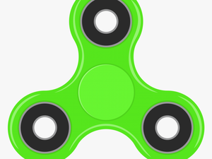 Spinner-green - Green Fidget Spinner Transparent