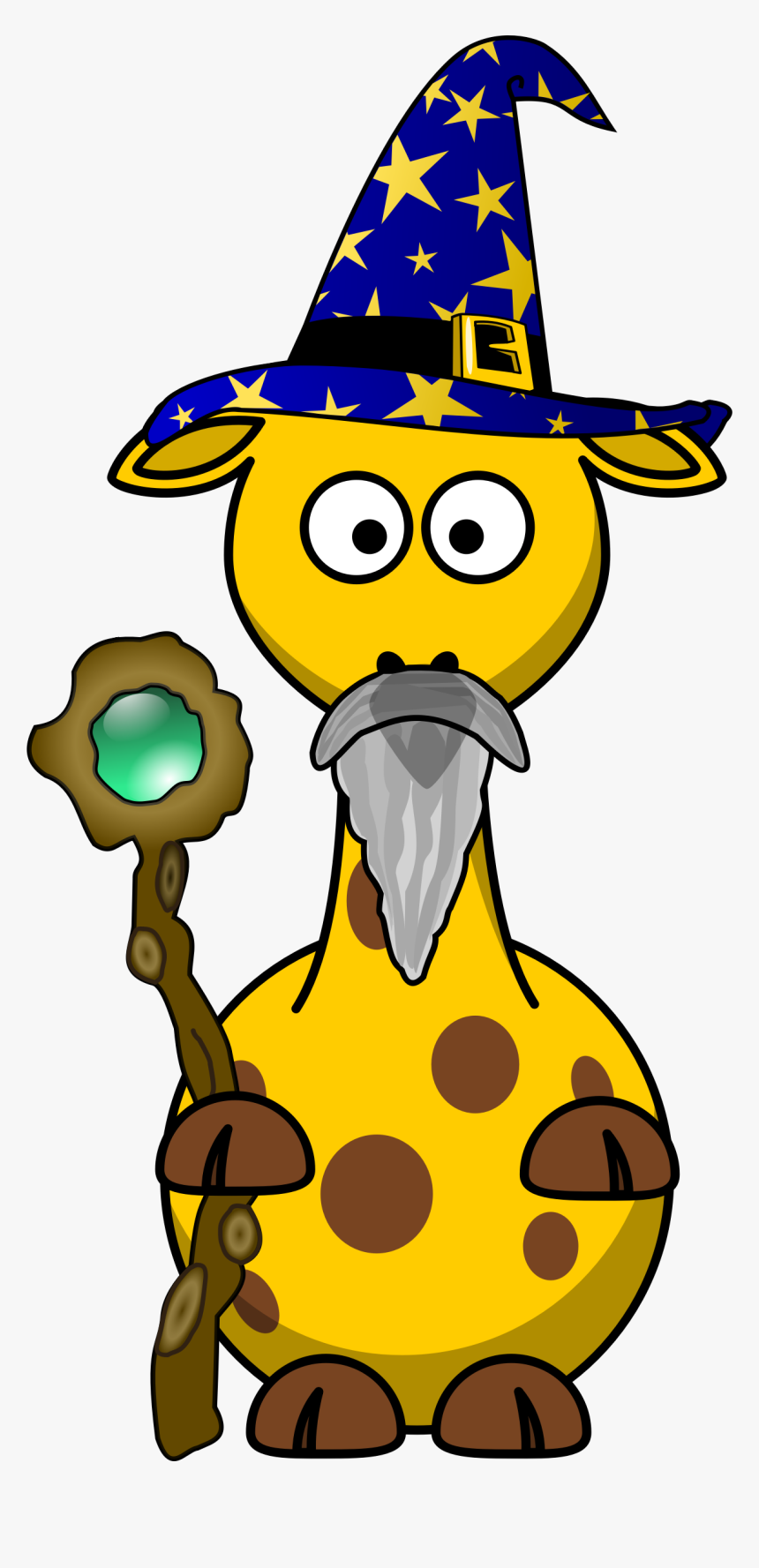 Giraffe Magician Clip Arts - Tra