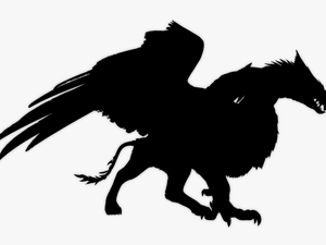 Creature Silhouette - Dragon-s Dogma Griffin