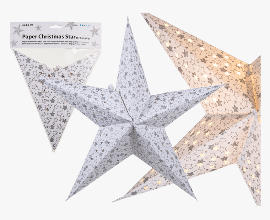 White Paper Christmas Star With 