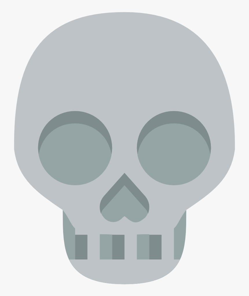 Computer Icons Skull - Skull Flat Design Png