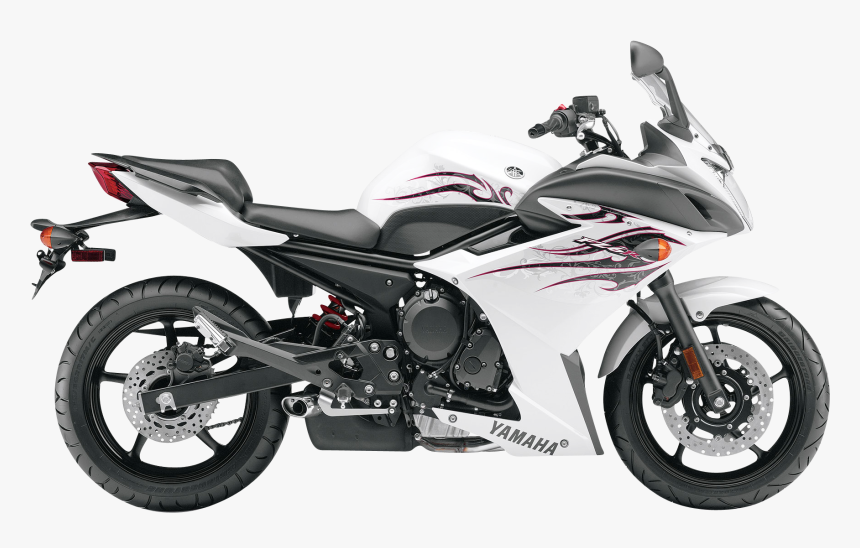 Transparent Motorcycle Clipart Black And White - Yamaha Fz 600 2013