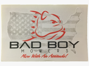 Bad Boy Mower Part - Label