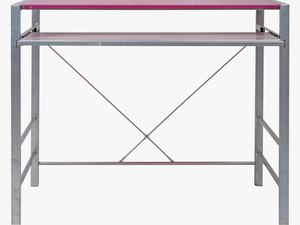Neo Pink Computer Desk - Folding Table