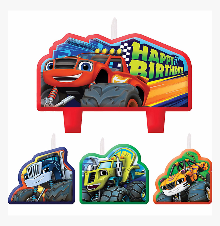 Blaze And The Monster Machines Candle - Blaze And The Monster Machines Birthday