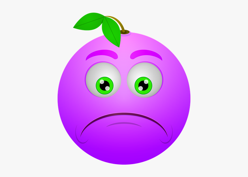 Transparent Frown Face Png - Fro