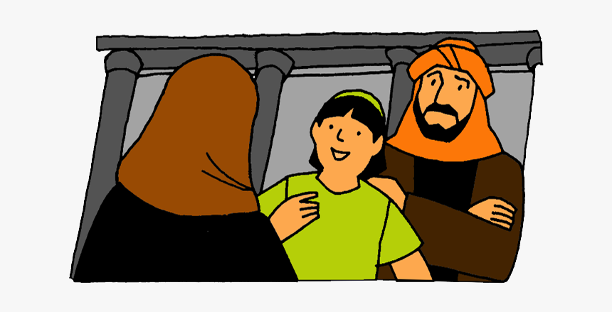 Boy Jesus Teaching In The Temple Clipart