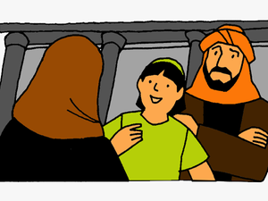 Boy Jesus Teaching In The Temple Clipart