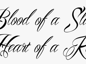 Blood Of A Slave Heart Of A King Quote