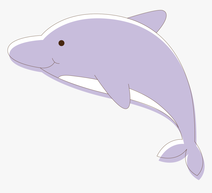 Dolphin Clipart Vector - Common Bottlenose Dolphin