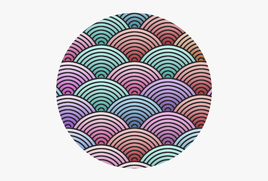 Concentric Circle Pattern Round 