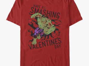 Have A Smashing Valentine S Day Incredible Hulk T-shirt - Active Shirt