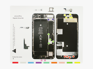 Iphone 8 Plus Professional Magnetic Screw Mat - Iphone 8 Magnetic Screw Mat