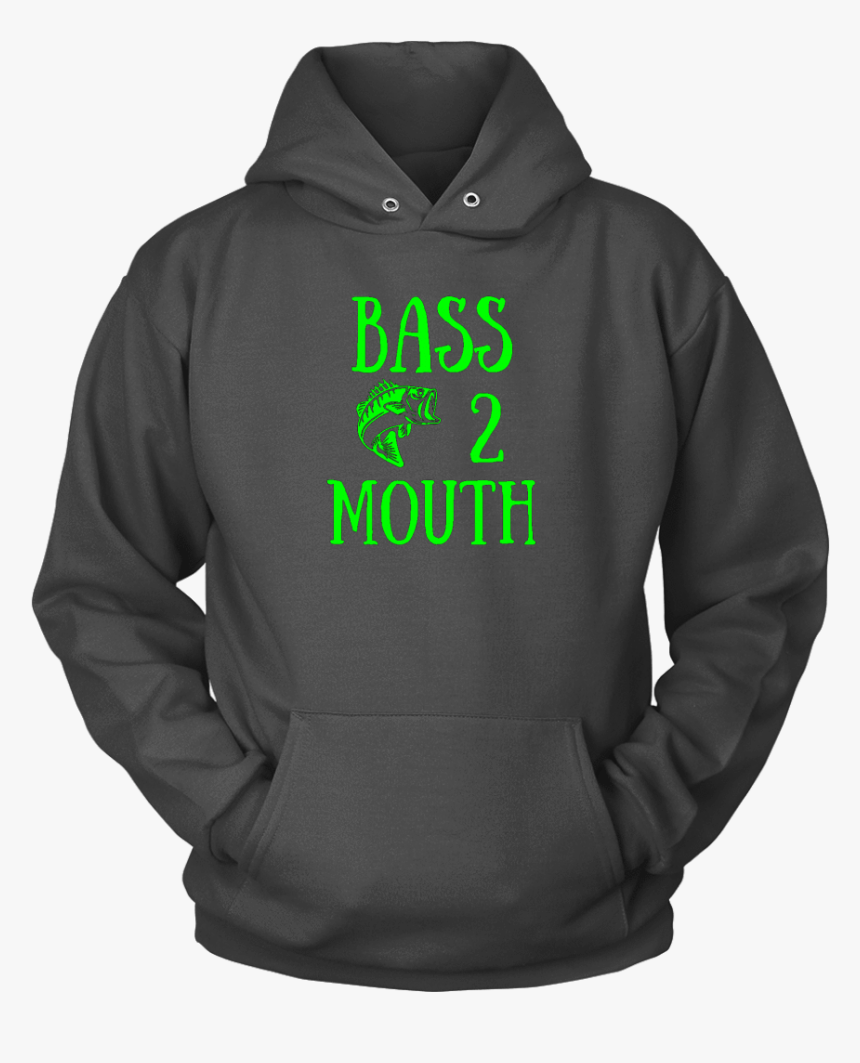Bass 2 Mouth Men S Funny Bass Fishing Hoodies - Hoodie