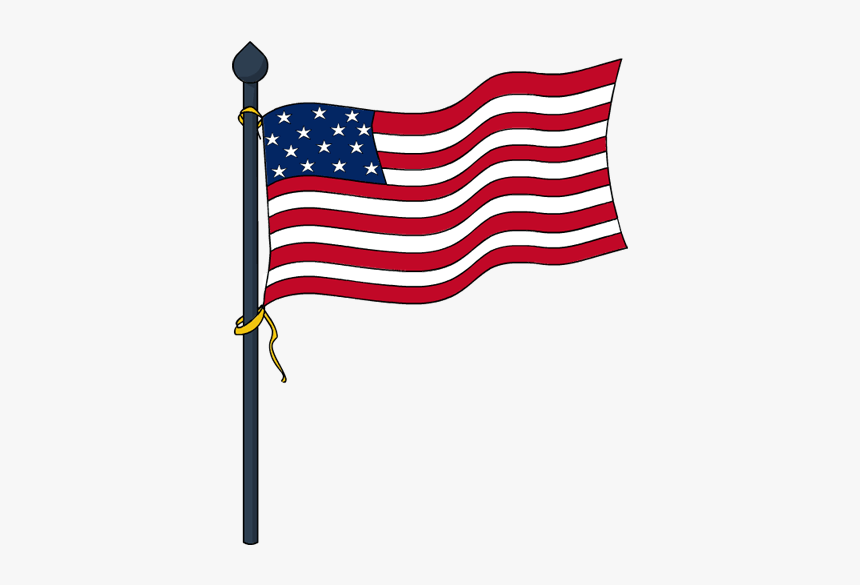 Flags Clipart Decoration - Memorial Day Flag Clipart