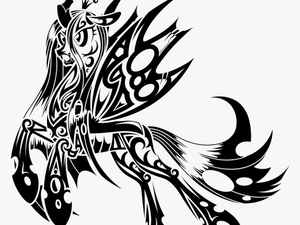 Line Art Tattoo Pony Rarity - Queen Chrysalis Tattoo