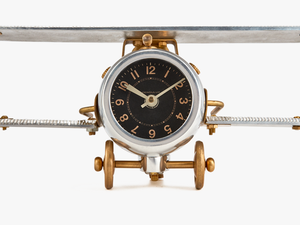 Biplane Table Clock - Pendulux