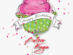 Cupcake Happy Birthday - كيكة عيد ميلاد كرتون