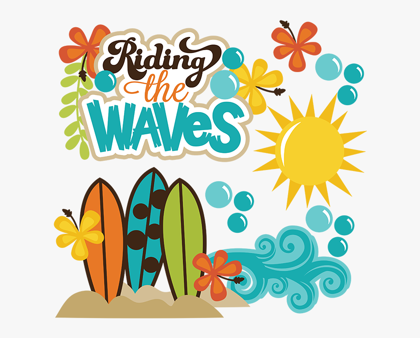 Pin Beach Waves Clipart - Ride T