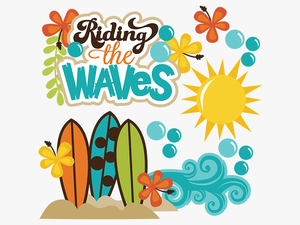 Pin Beach Waves Clipart - Ride The Reading Wave