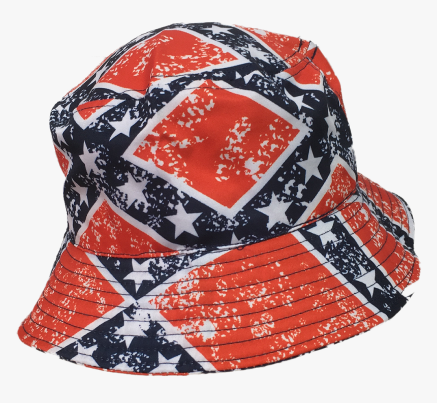 Transparent Sun Hat Png - Rebel Flag Bucket Hats