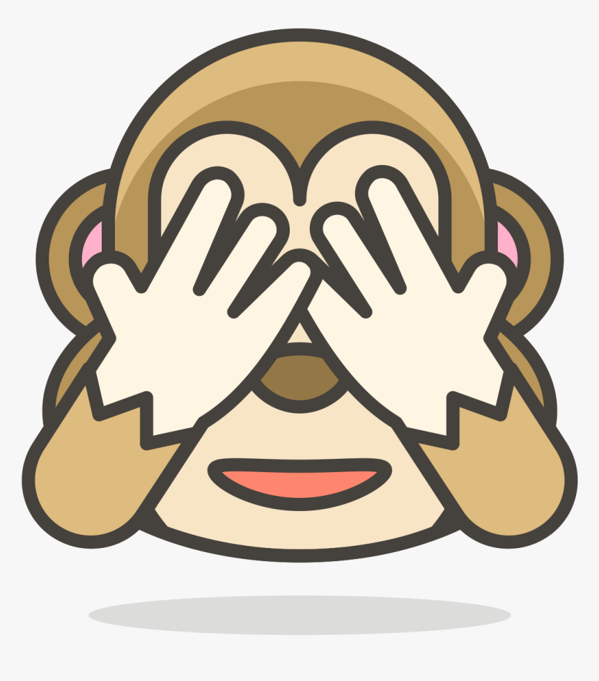 Transparent Evil Emoji Png - Monkey See No Evil Hear No Evil Speak No Evil Silhouette