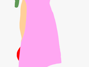Girl Pointing Dress Clipart 