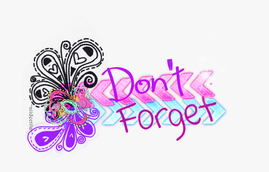 Dont Forget To Link This Page For Attribution Clipart - Free Clip Art Don T Forget