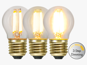 Led Lamp E27 G45 Soft Glow 3-step - Led Lamp