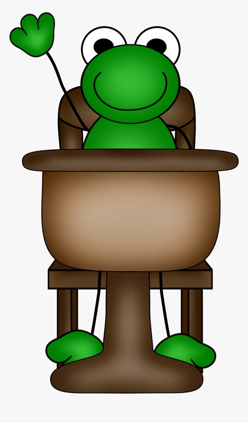Amphibian Clipart Teacher - Frog School Clipart