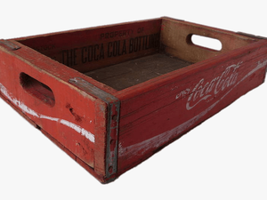 Long Vintage Coca Cola Crate - Wood