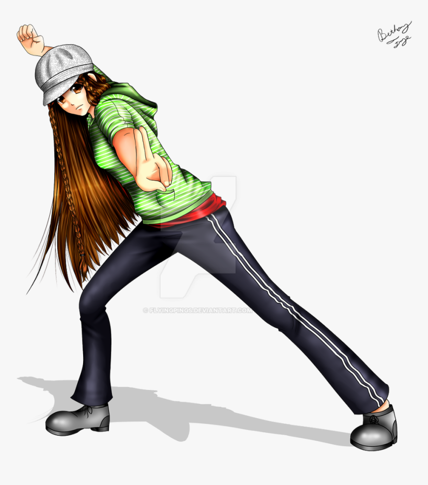 Ninja Girl Commission By Flyingpings On Deviantart - Hip Hop Anime Girl