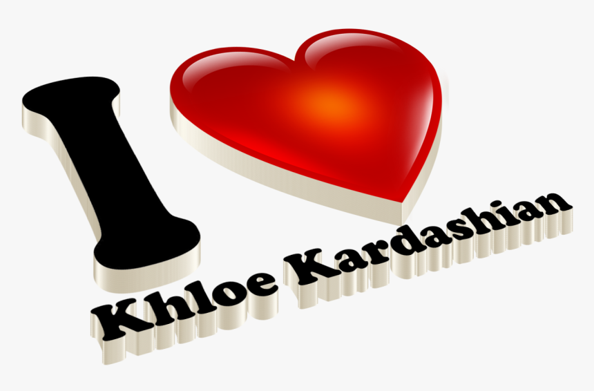 Khloe Kardashian Love Name Heart