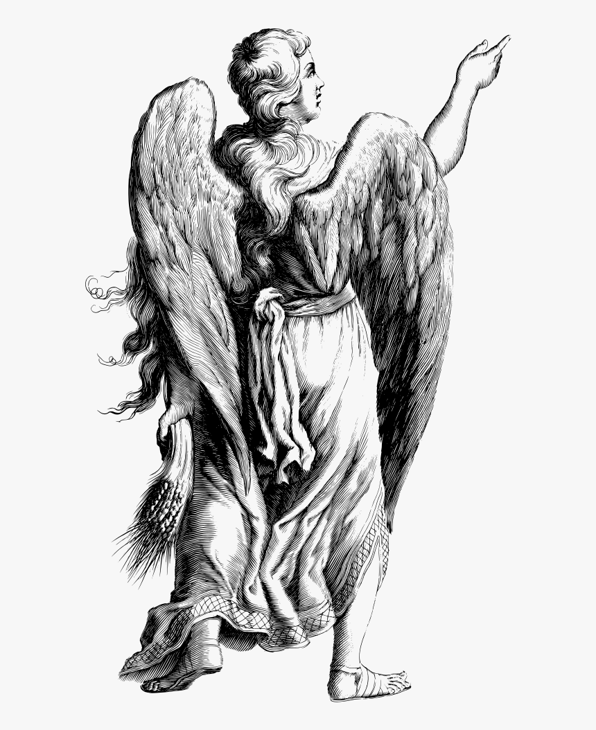 Angel Pointing - Virgo Guardian Angel